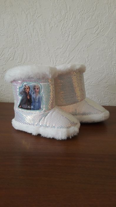Теплі тапочки/чобітки на мякій підошві Disney Frozen