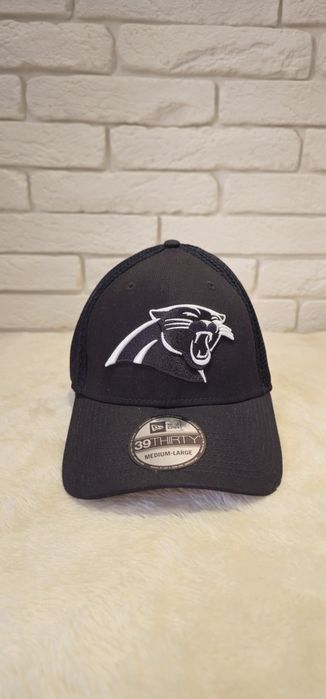 Кепка New Era Black Carolina Panthers Main Neo 39THIRTY Flex Hat