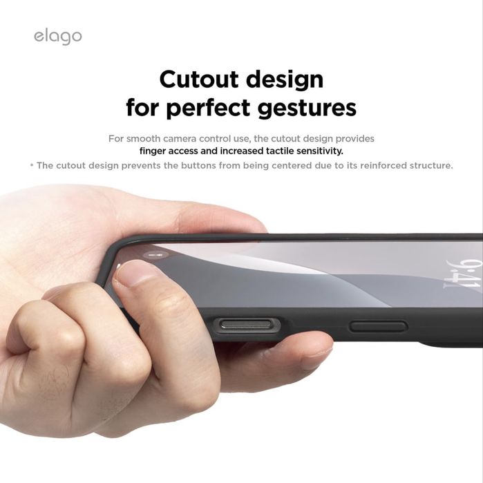 Capa Iphone 16 preta elago