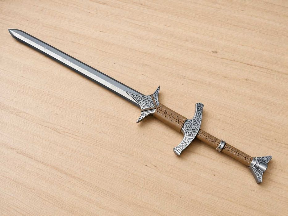 The Elder Scrolls V: Skyrim Steel Greatsword – Miecz / Dwuręczny 135 cm | Cosplay | Druk 3D | Strój | Przebranie