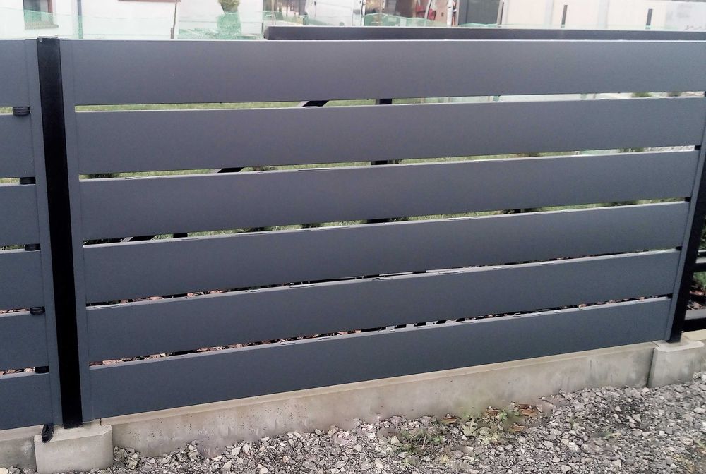 Panel 15cm Palisada Ogrodzenie Przęsło Nowoczesne płot PROMOCJA