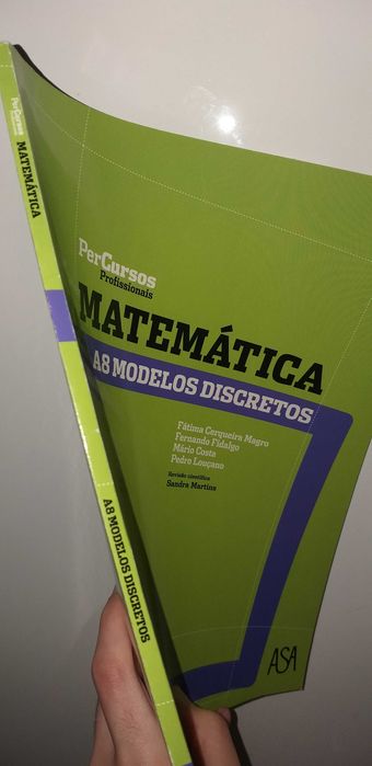 Manual escolar Matemática A8 (Modelos Discretos)