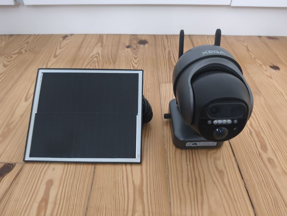 Câmara de vigilância solar XEGA XG-16, 4G LTE , preto