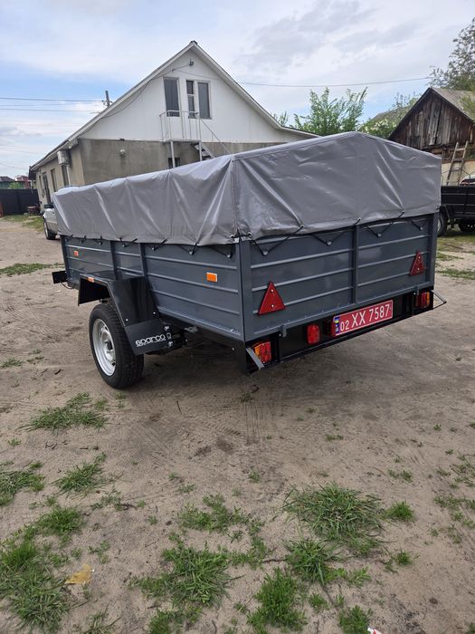 Причіп 2.50х1.50х55 посилений на 1500кг