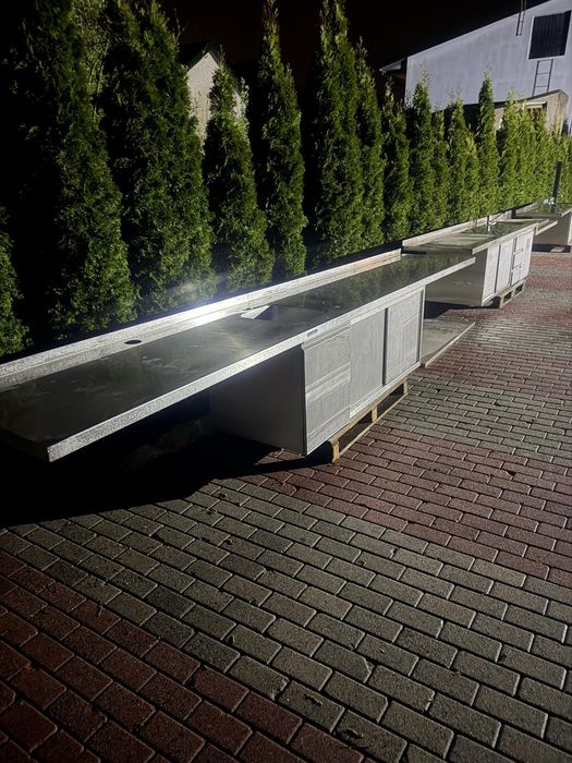 Solidne stoły blat nierdzewny Meble nierdzewne  gastronomiczne przemysłowe