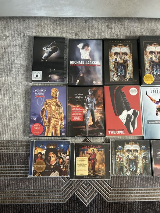 Michael Jackson kolekcja biografie ksiazki dvd cd dangerous
