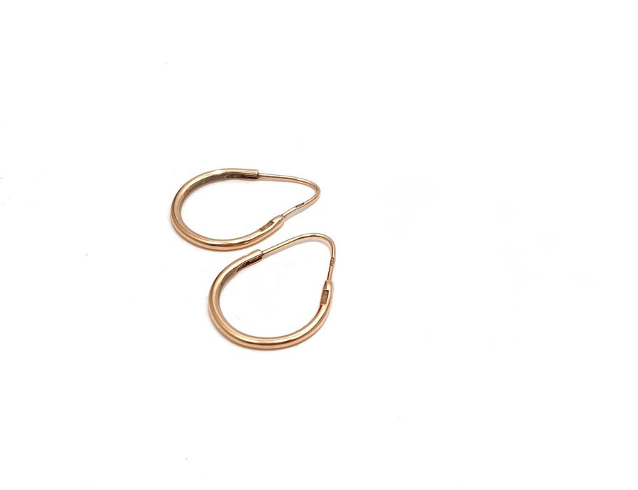 Śliczne Złote Kolczyki 2,48 G 583