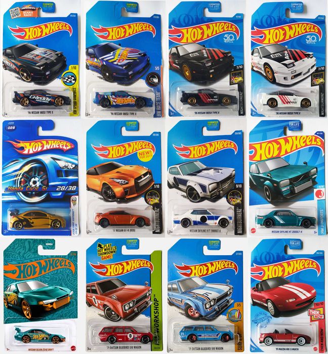 Hot Wheels JDM Toyota Nissan
