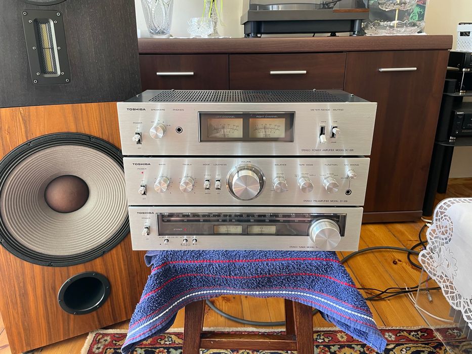 Toshiba SY-335 + SC-335 + ST-335 / Wskaźniki Zestaw 70s ” Vintage ”