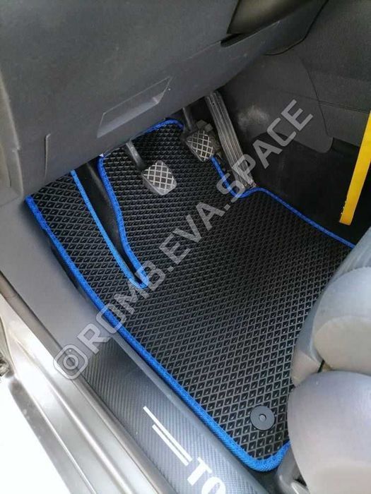2 ЛОГО В ПОДАРУНОК / EVA Коврики ЕВА Volkswagen Skoda Audi BWM Seat