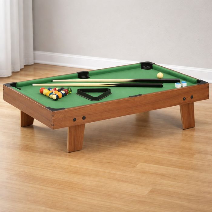 vidaXL Mini stół bilardowy , 92x52x19 cm, brązowo-zielony