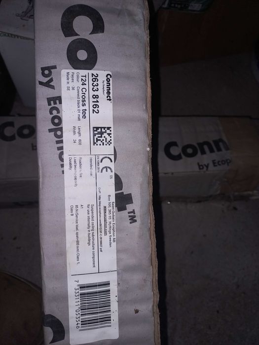 Ecophone profile czarne . Amstrong