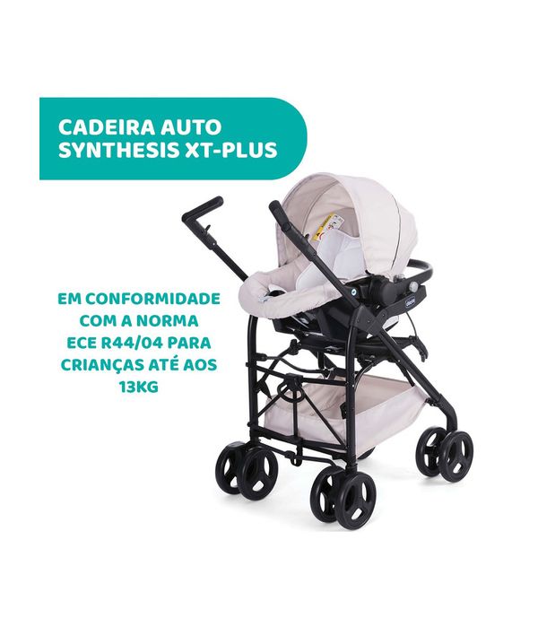 Trio Chicco Bebé (carro, alcofa, ovo)