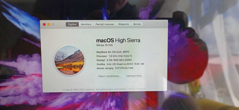 laptop MacBook Air 2017