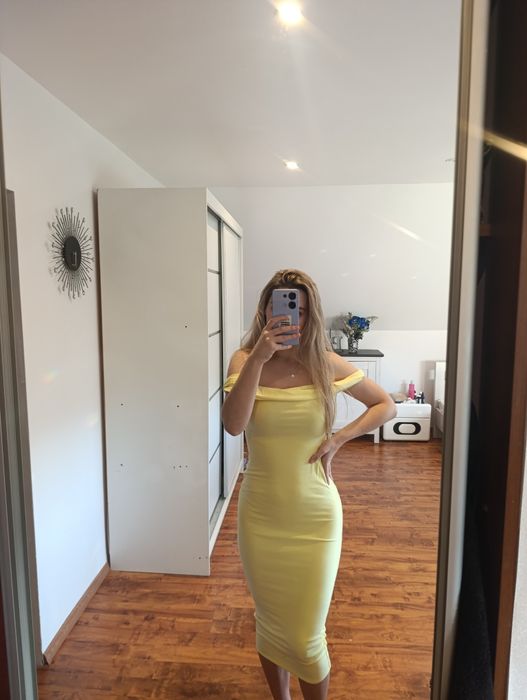 Sukienka nowa hiszpanka sylwester impreza lato midi podkreślająca s