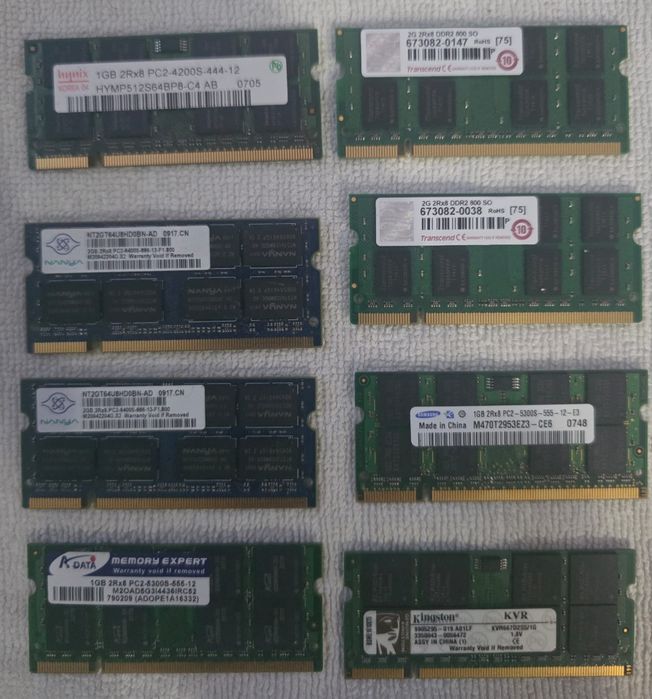 Memorias para Portateis Antigos valor cada