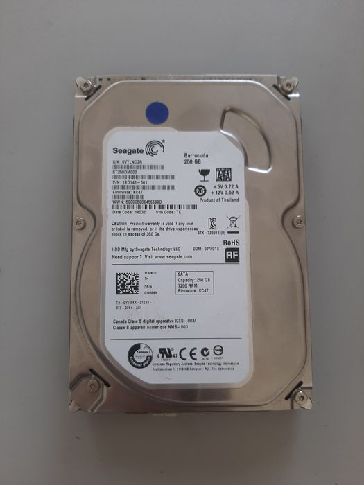 seagate barracuda 250gb - купити комплектуючі для ПК - Ціна на OLX.ua