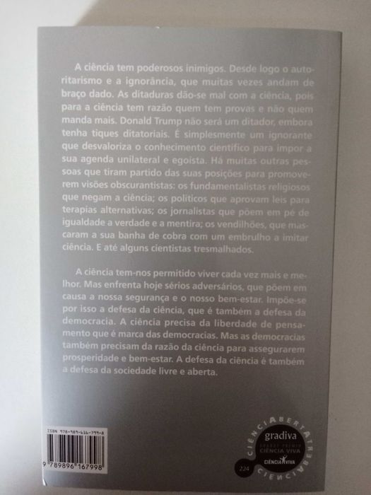 A Ciência e os seus inimigos - Carlos Fiolhais e David Marçal