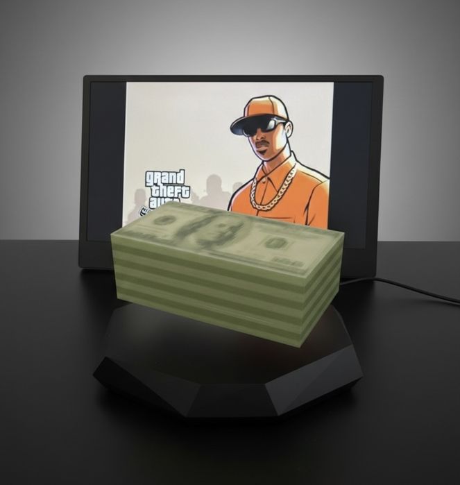 Левітуюча пачка грошей GTA San Andreas | Піксельна фігурка ГТА