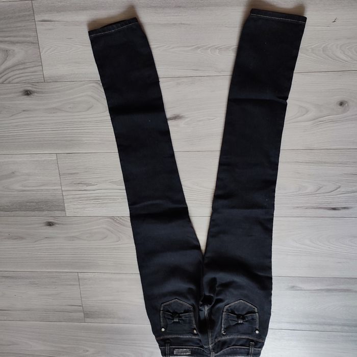 Czarne jeansy damskie XS Bardzo Polecam