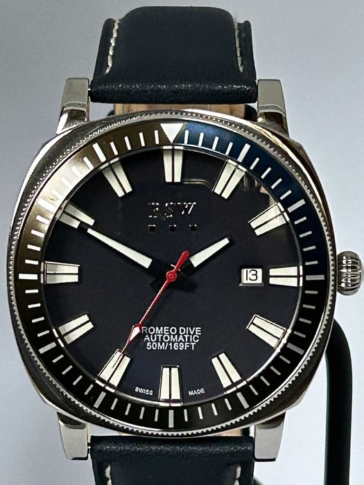 RSW Romeo Dive Automatic RSWA117 – Swiss Made – NOS – Full Set