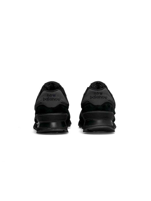 !SALE! New Balance 574 Full Black 36 37 38 39 40 41 42 43 44 45 замша