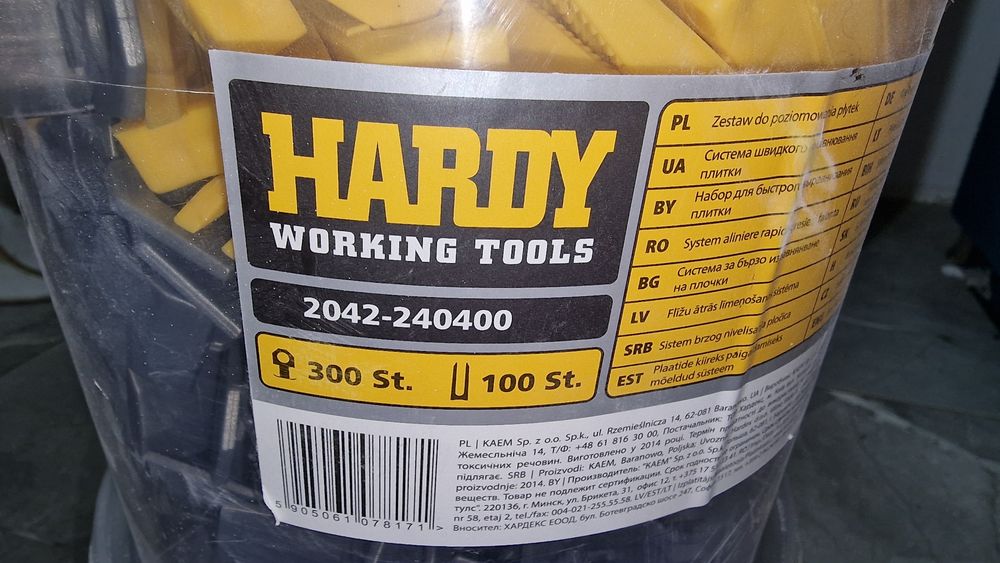 Zestaw do poziomowania płytek nowy