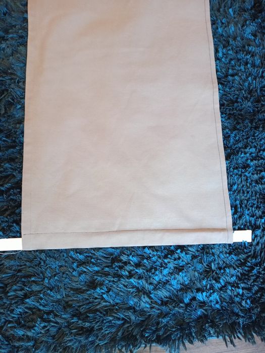 Zasłony szare 220x 45 z karniszem