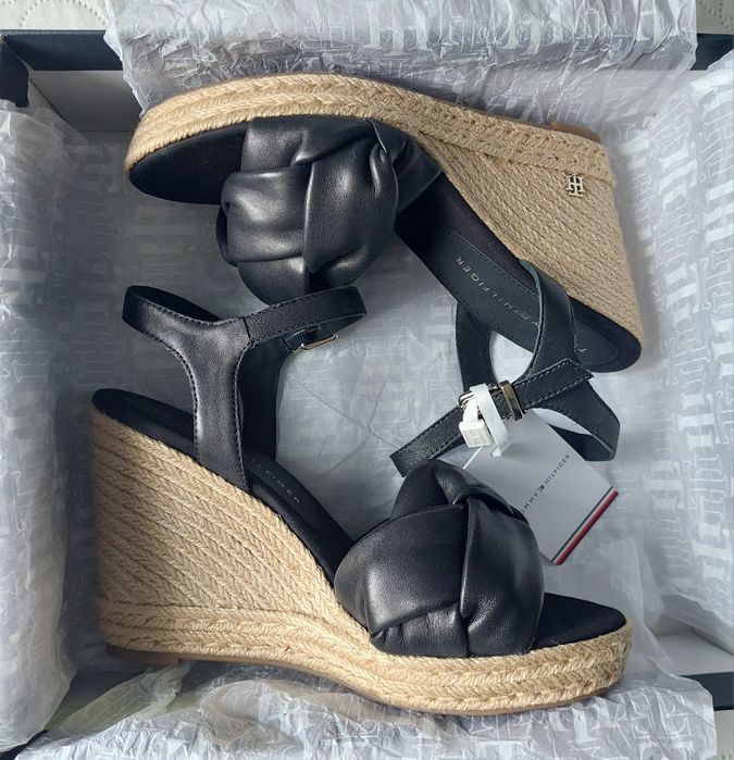 Espadryle Tommy Hilfiger r.38 model TH Waves High Wedge Sandal