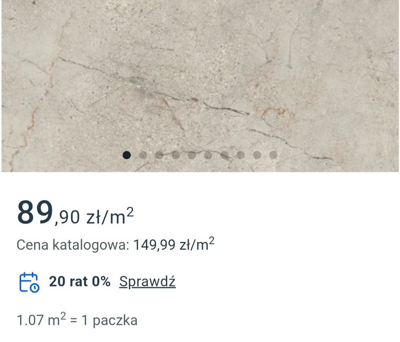 Glazura, Płytki ceramiczne, Gres 9m2 + gratis