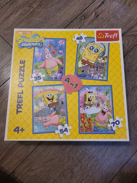 Puzzle trefl spongebob squarepants 4in1