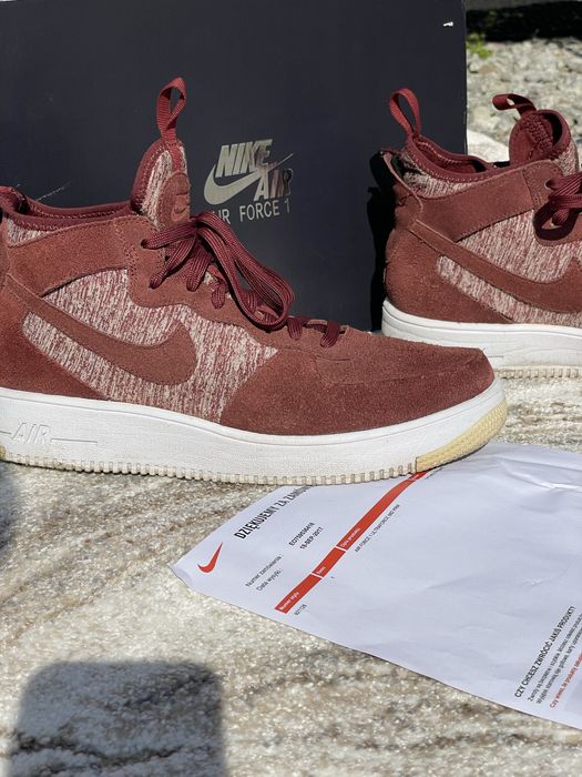 Nike Air Force 1 Ultraforce Mid PRM Dark Team Red – Rozmiar 43 EU