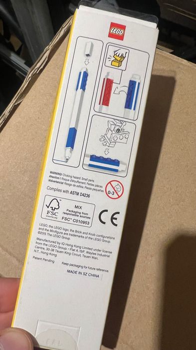 Dlugopisy Lego 3 kolory