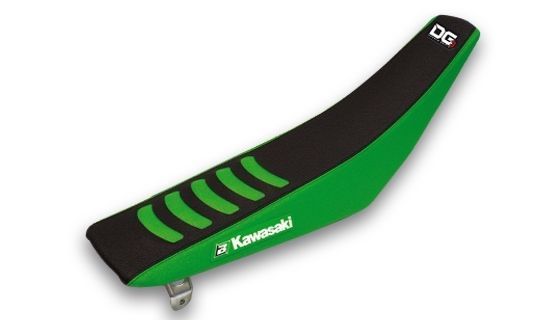 capa de assento blackbird dupla aderencia preta / verde kawasaki kx