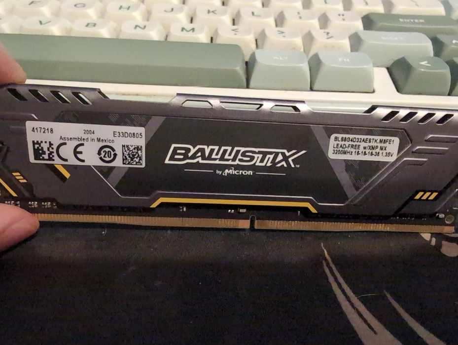 Оперативная память DDR4 Ballistix 8 GB 3200 Mhz