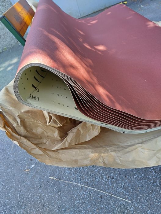 Наждачная бумага Wurth  Германия 1.9м х 1.3м. 150 зерно