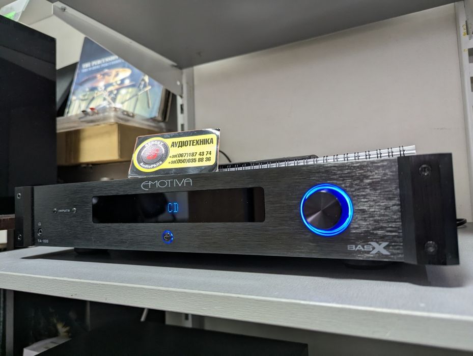 Стерео усилитель Emotiva BasX TA-100. USB-ЦАП, AptX, Bluetooth