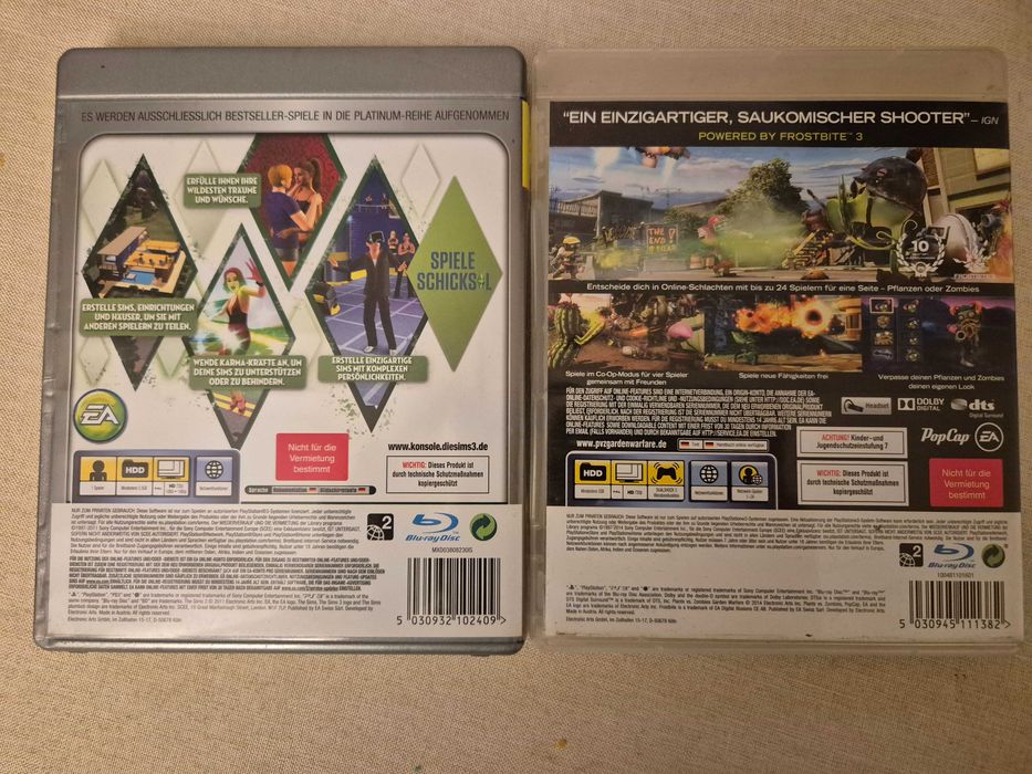 The Sims PL Gra PS3 + gratis Plants Zombie Garden Warfare  ps3
