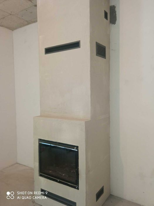 Монтаж каміна, топок, буржуйок, печі, дизайнерські каміни.