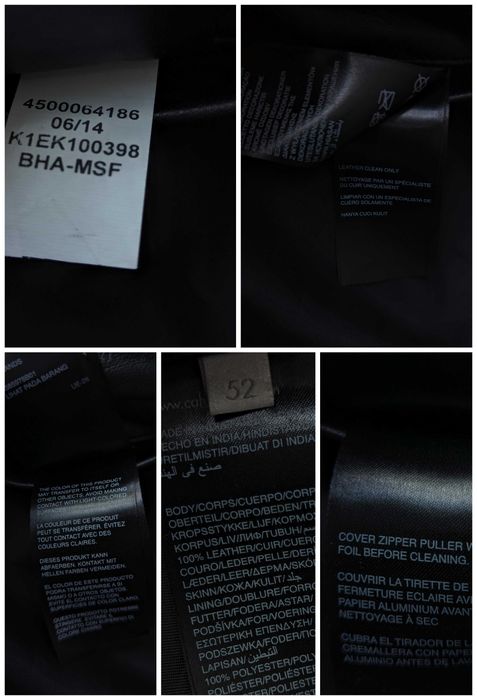 Нова оригінал шкіряна Calvin Klein Lamont куртка