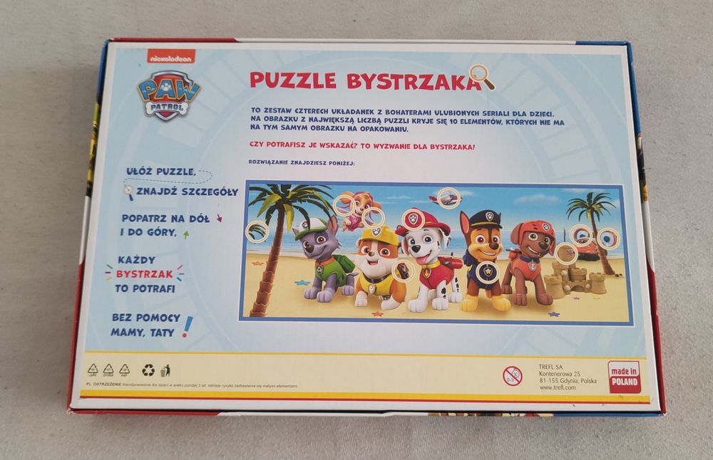 Puzzle Bystrzak Paw Patrol 4+ Trefl