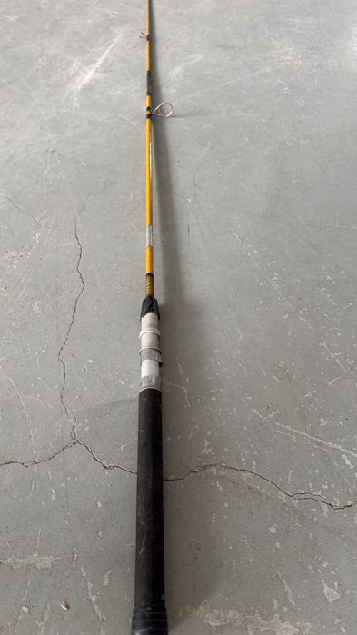 Cana de pesca usada dos anos 80