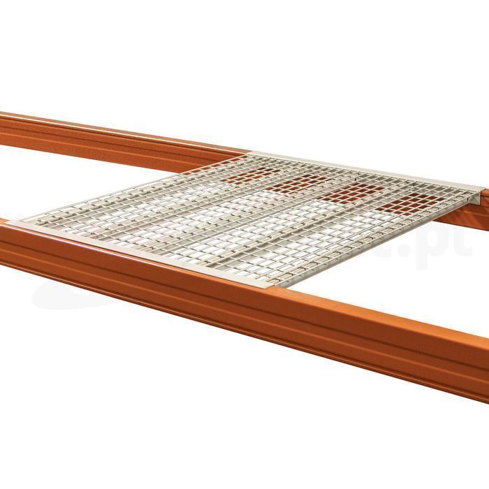 Półka siatkowa ze wzmocnieniem regał paletowy 108,5x89 cm kolor krem