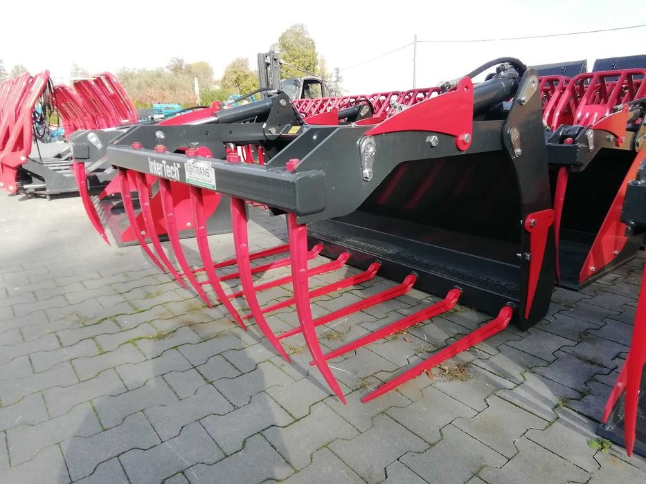 Chwytak KROKODYL Inter-Tech 1,5 m do TUR ząb i uszy kute