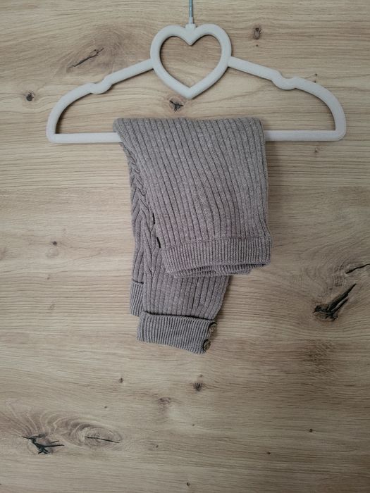 Sweterkowe legginsy C&A rozm. 68