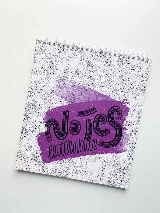 Notes do kaligrafii, letteringu, brush letteringu