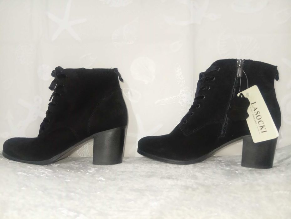 Lasocki trzewiki skórzane