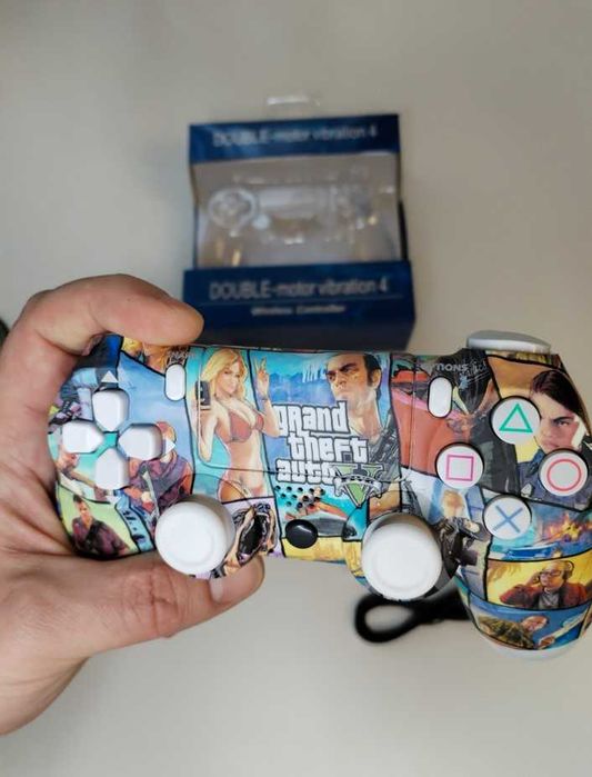 Джойстик бездротовий GTA Edition USB зарядка геймпад ПК/PS4/Android