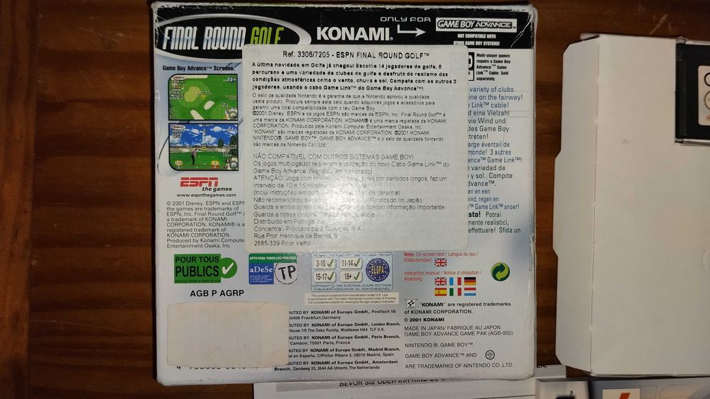 Jogo Final Round Golf Game Boy Advance Completo