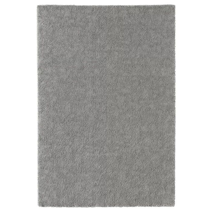 Tapete/Carpete pelo curto, cinza, 133x195 cm